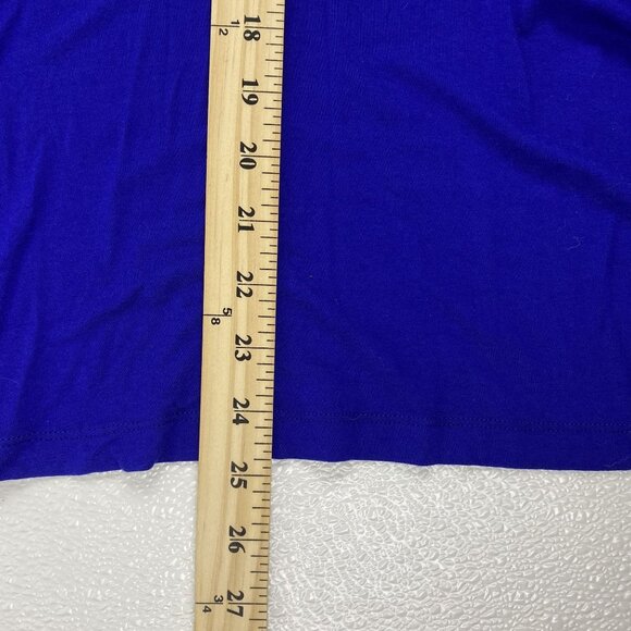 Massimo XS Vibrant Blue Open Front Cardigan With Long Sleeves & Asymmetric Hem - Picture 6 of 10